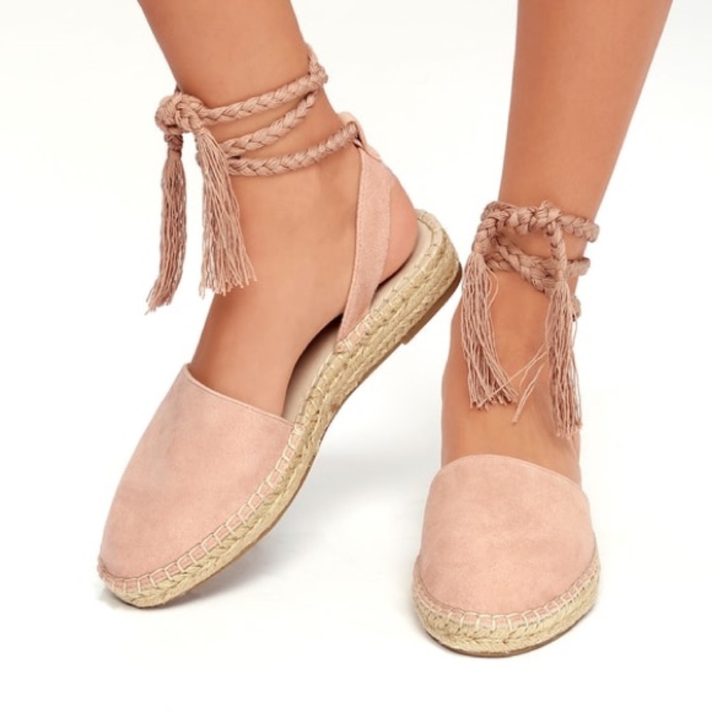 Steve Madden nude espadrilles size 6